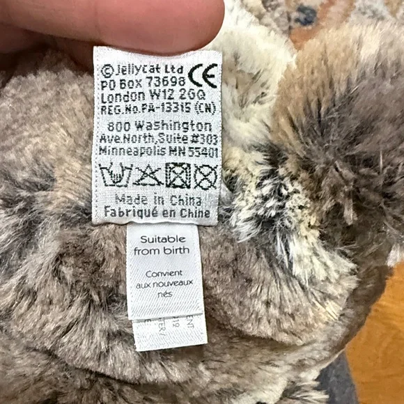 Jellycat Bashful Woodland Bunny plush stuffed animal 12 inches - Picture 3 of 9